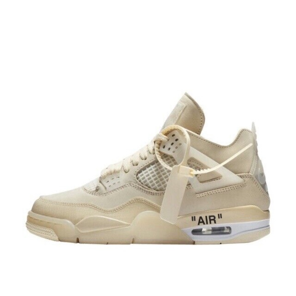 Air Jordan 4 Retro x Off White Sail Virgil Abloh